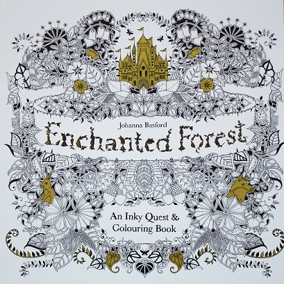 Antistresová omaľovánka The Enchantend  Forest GOLD (96 veľkos strán)