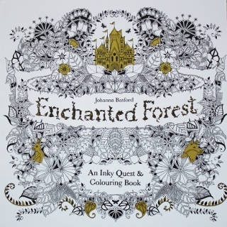  Antistresová omaľovánka The Enchantend  Forest GOLD (96 veľkos strán)