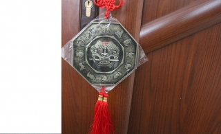 Minca Feng Shui na kľučku s bojovníkom (veľkosť XL, 40 cm)